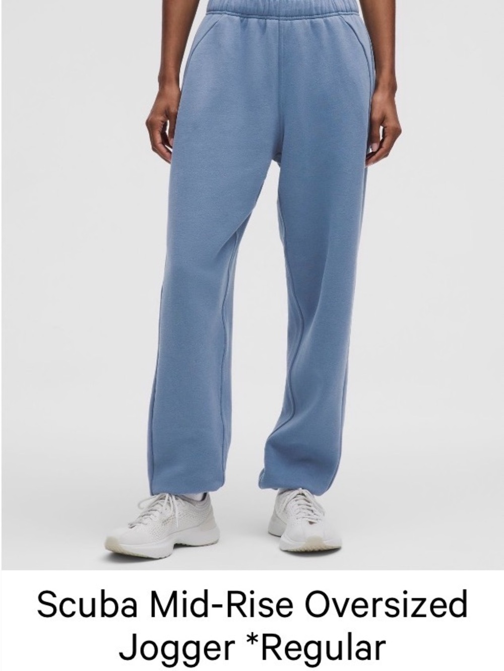 Lululemon Scuba Mid-Rise Oversized Jogger *Regular Washed Denim